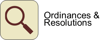 Ordinances Resolutions