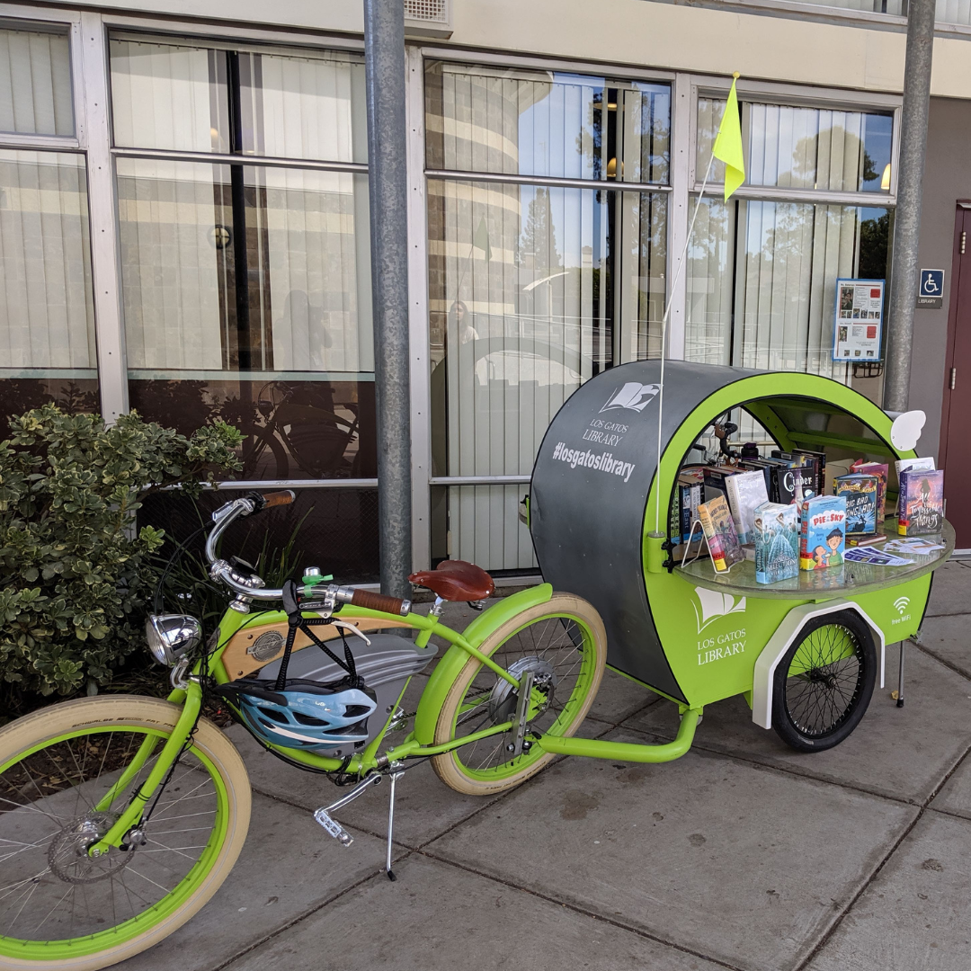 picture of the library's electric bike at fisher school