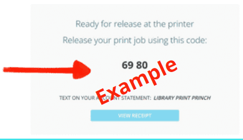 PIN example screenshot